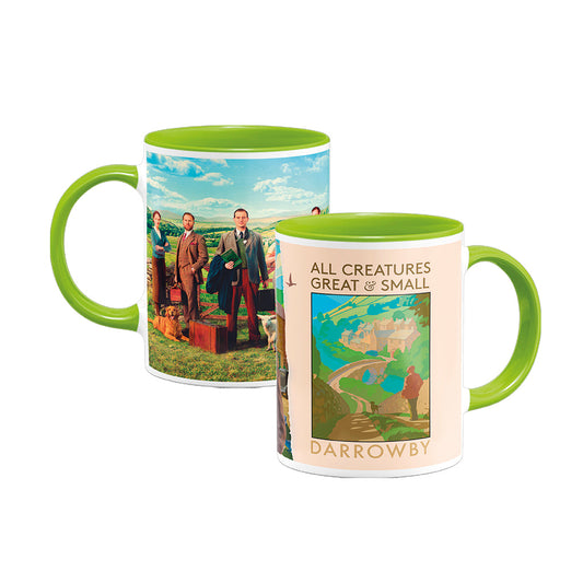 All Creatures Great and Small - Scenic Walk to Darrowby Mug - Green Interior