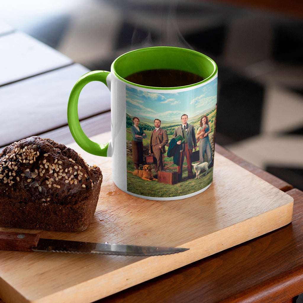 All Creatures Great and Small - Scenic Walk to Darrowby Mug - Green Interior