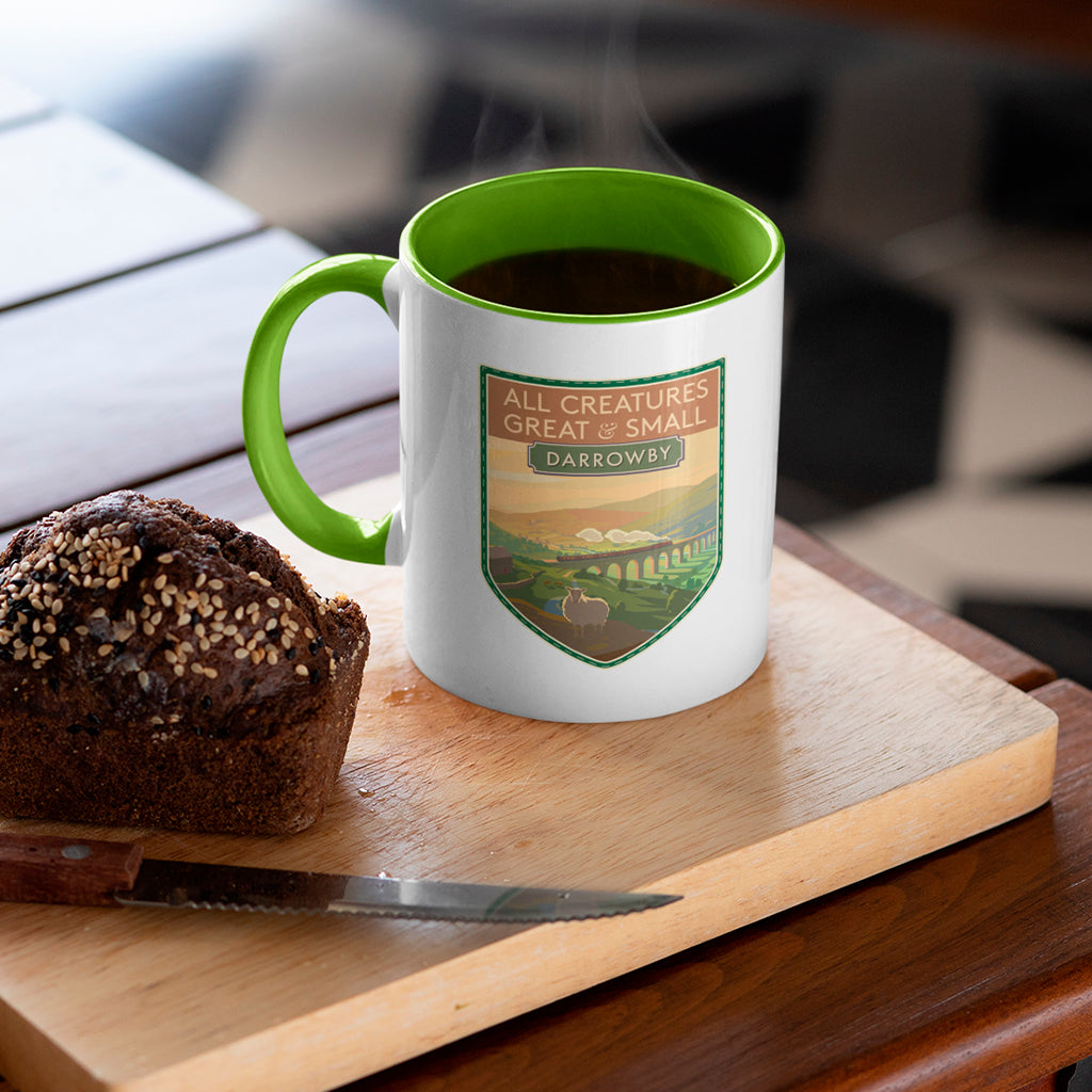 All Creatures Great and Small - By Rail to Darrowby Mug - Green Interior