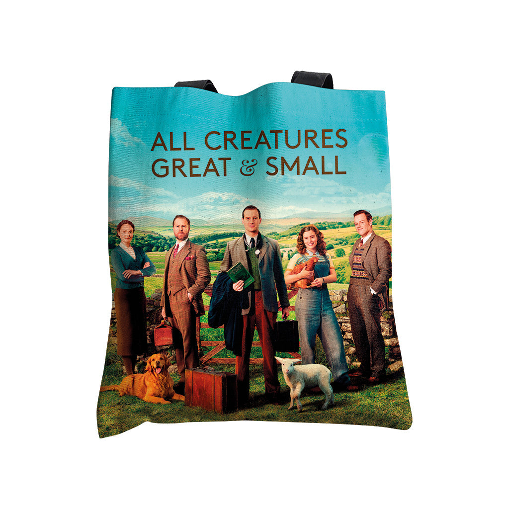 All Creatures Great and Small - Cast Group Edge-to-Edge Tote Bag