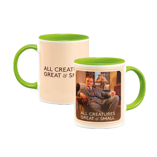 All Creatures Great and Small - Tristan Farnon Character Mug - Green Interior, Collectible Edition