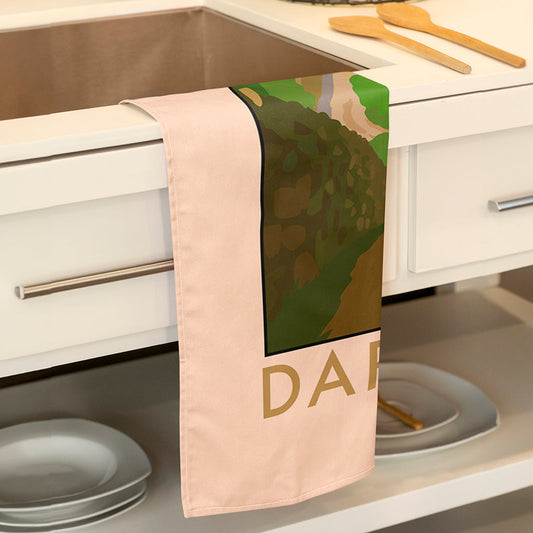 All Creatures Great and Small - Scenic Walk to Darrowby Tea Towel