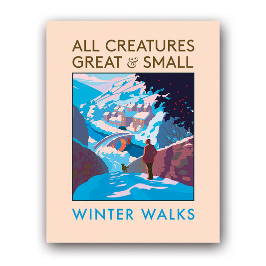 All Creatures Great and Small - Winter Walks Art Print