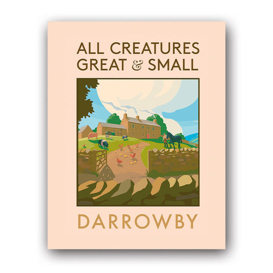 All Creatures Great and Small - Darrowby Farmyard Art Print