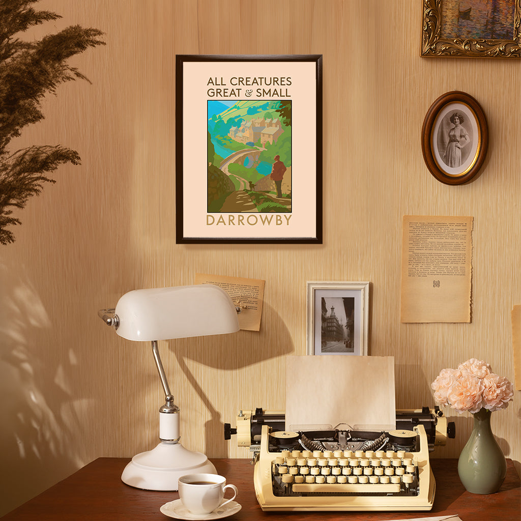 All Creatures Great and Small - Scenic Walk to Darrowby Art Print