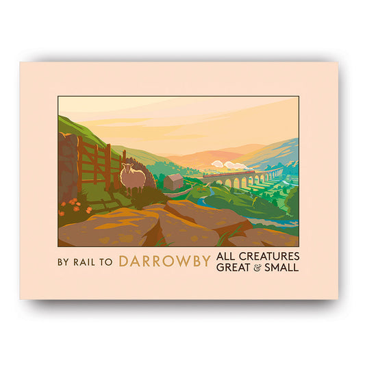All Creatures Great and Small - By Rail to Darrowby Art Print