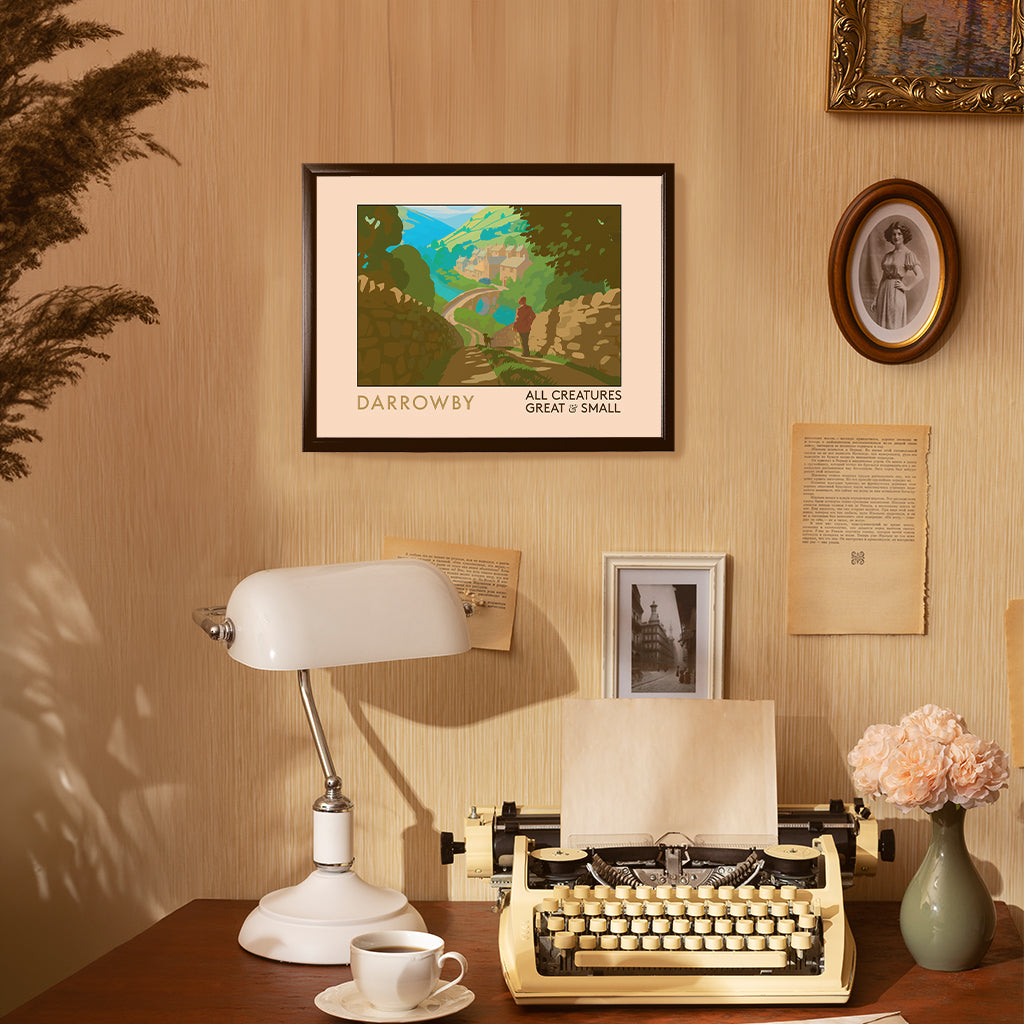 All Creatures Great and Small - Walking to Darrowby Art Print