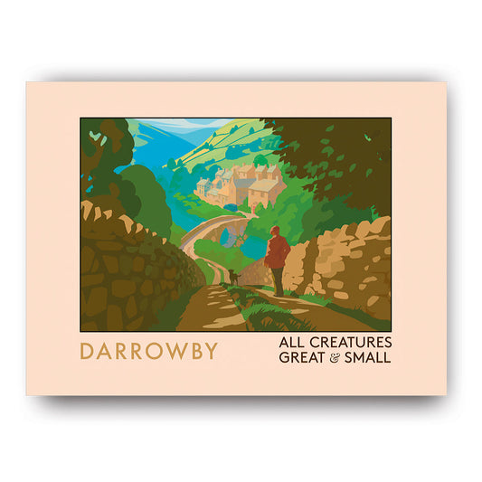 All Creatures Great and Small - Walking to Darrowby Art Print