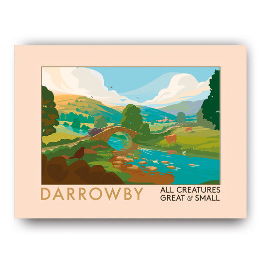 All Creatures Great and Small - River Crossing to Darrowby Art Print