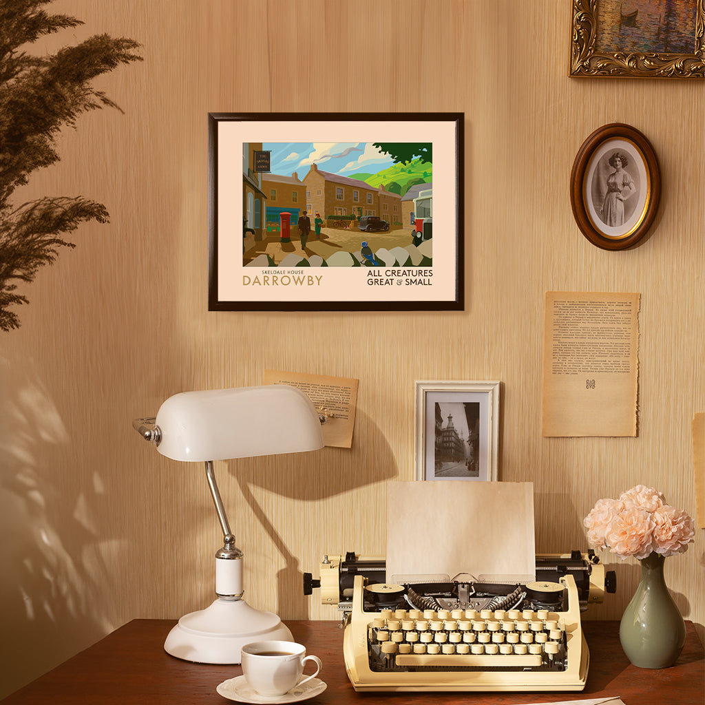 All Creatures Great and Small - Skeldale House Darrowby Art Print