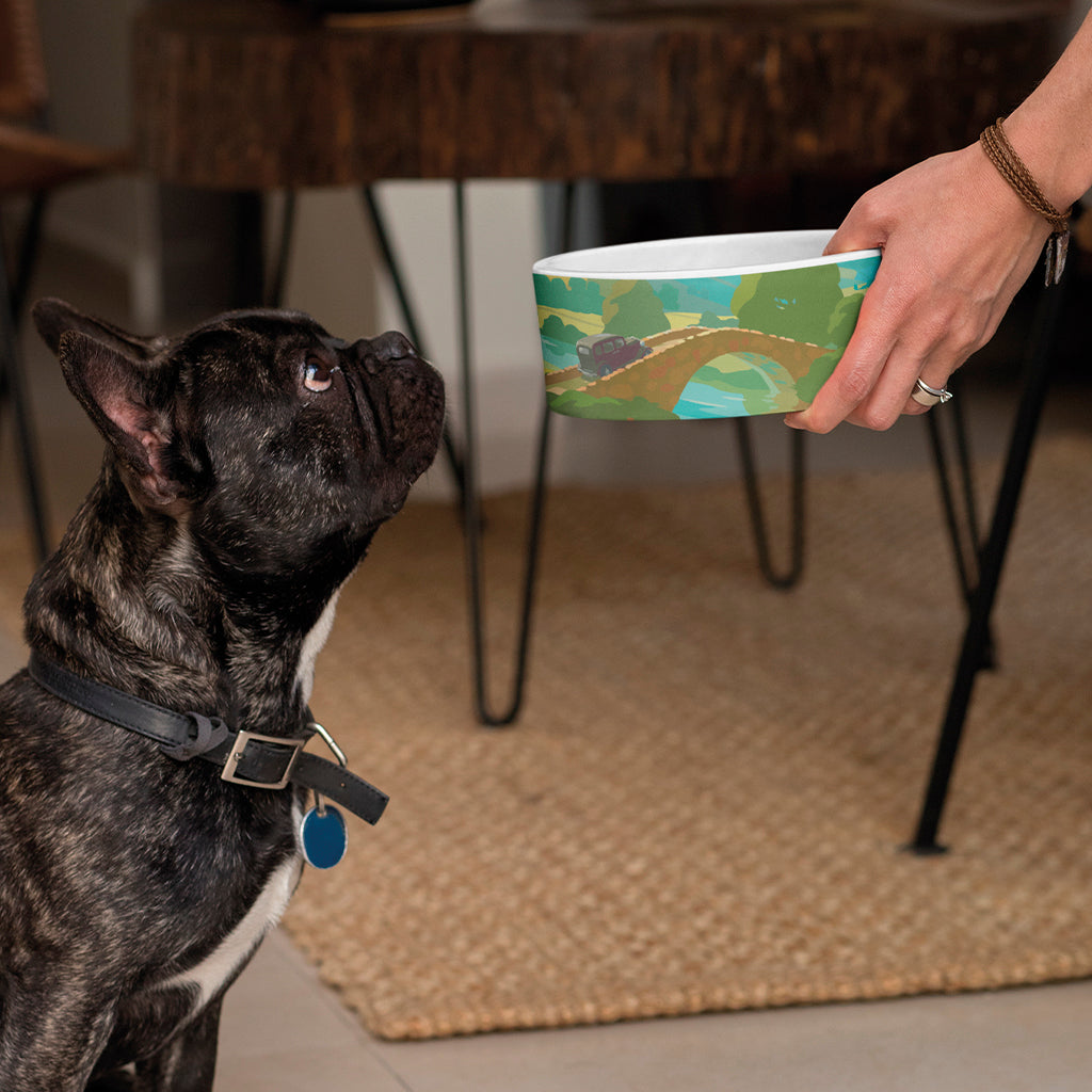 All Creatures Great and Small - Darrowby Scenery Pet Bowl