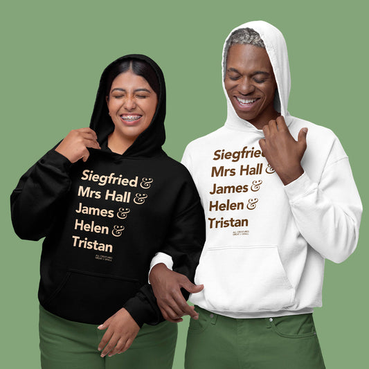 All Creatures Great and Small - Character Names Hoodie