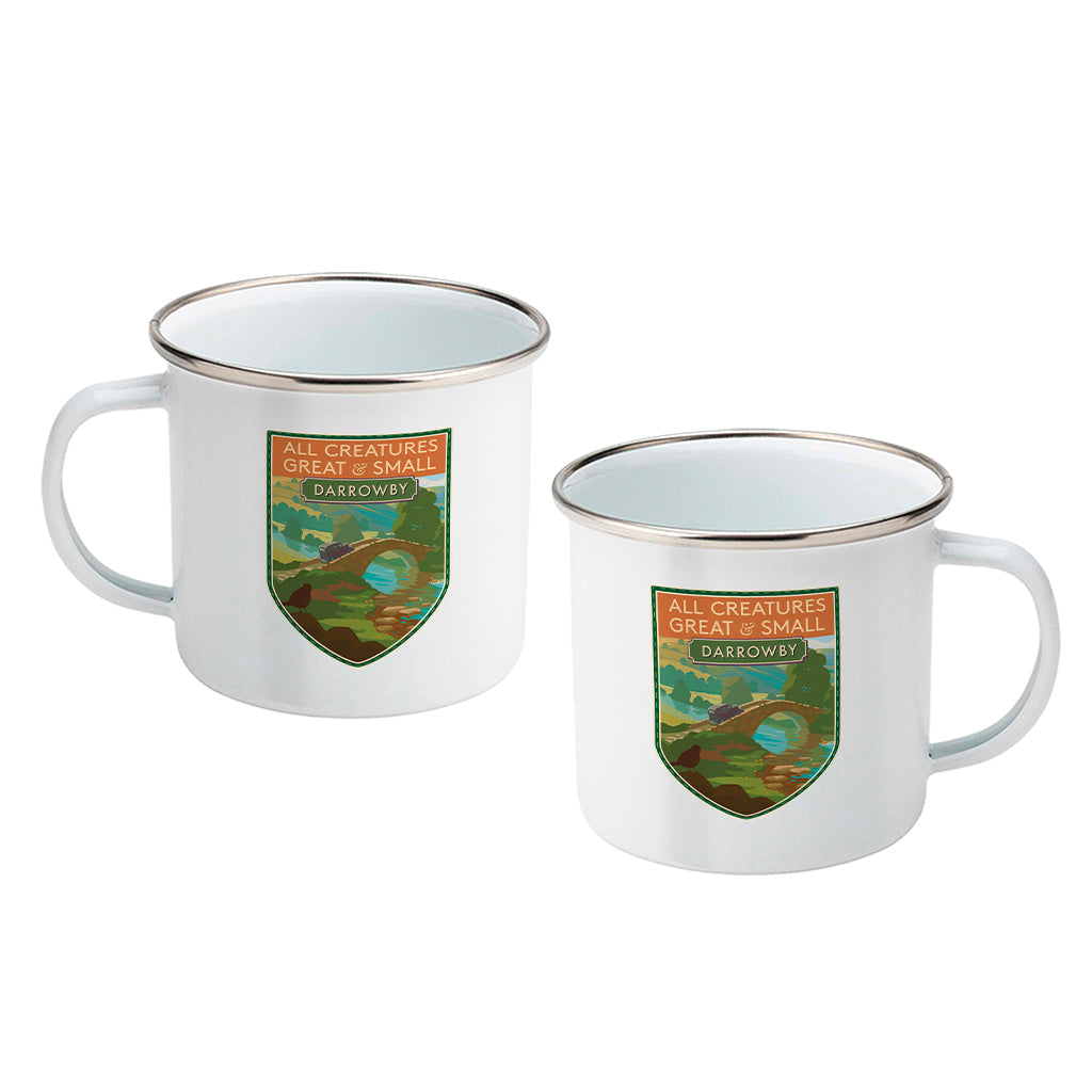 All Creatures Great and Small - Scenic Darrowby Bridge Enamel Mug