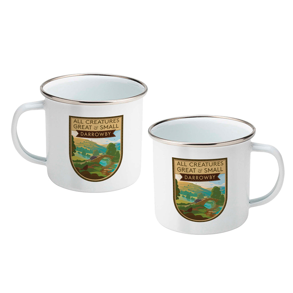 All Creatures Great and Small - River Crossing to DarrowbyEnamel Mug