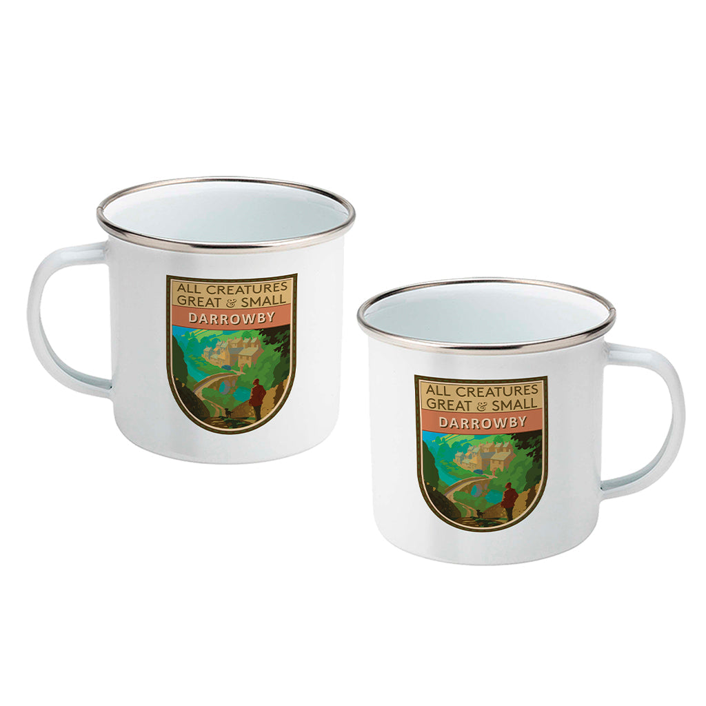 All Creatures Great and Small - Scenic Walk to Darrowby Enamel Mug