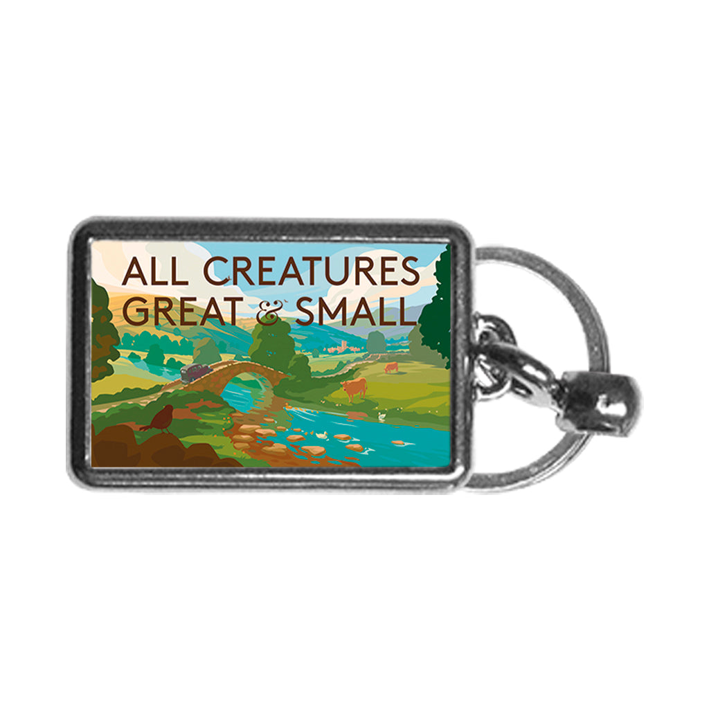 All Creatures Great and Small - River Crossing to Darrowby Landscape Keyring