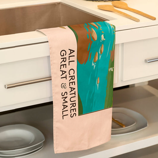 All Creatures Great and Small - River Crossing to Darrowby Tea Towel