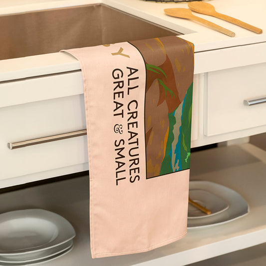 All Creatures Great and Small - By Rail to Darrowby Tea Towel