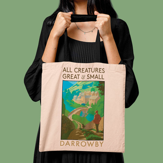 All Creatures Great and Small - Darrowby Scenic Walk Edge-to-Edge Tote Bag
