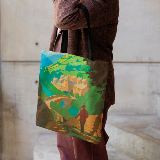 All Creatures Great and Small - Darrowby Village and Farm Edge-to-Edge Tote Bag