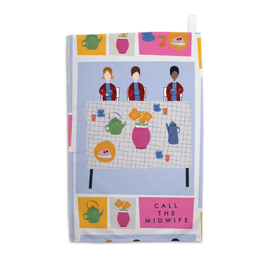 Call The Midwife "Tea at Nonnatus" 100% Cotton Tea Towel – 70cm x 50cm