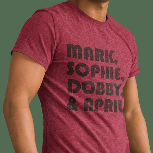 Peep Show - Mark, Sophie, Dobby & April T-Shirt