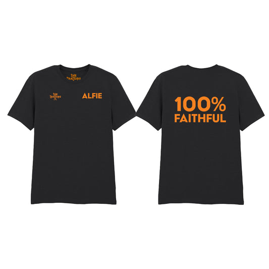 The Traitors - 100% Faithful Personalised with Logo Double Sided T-Shirt
