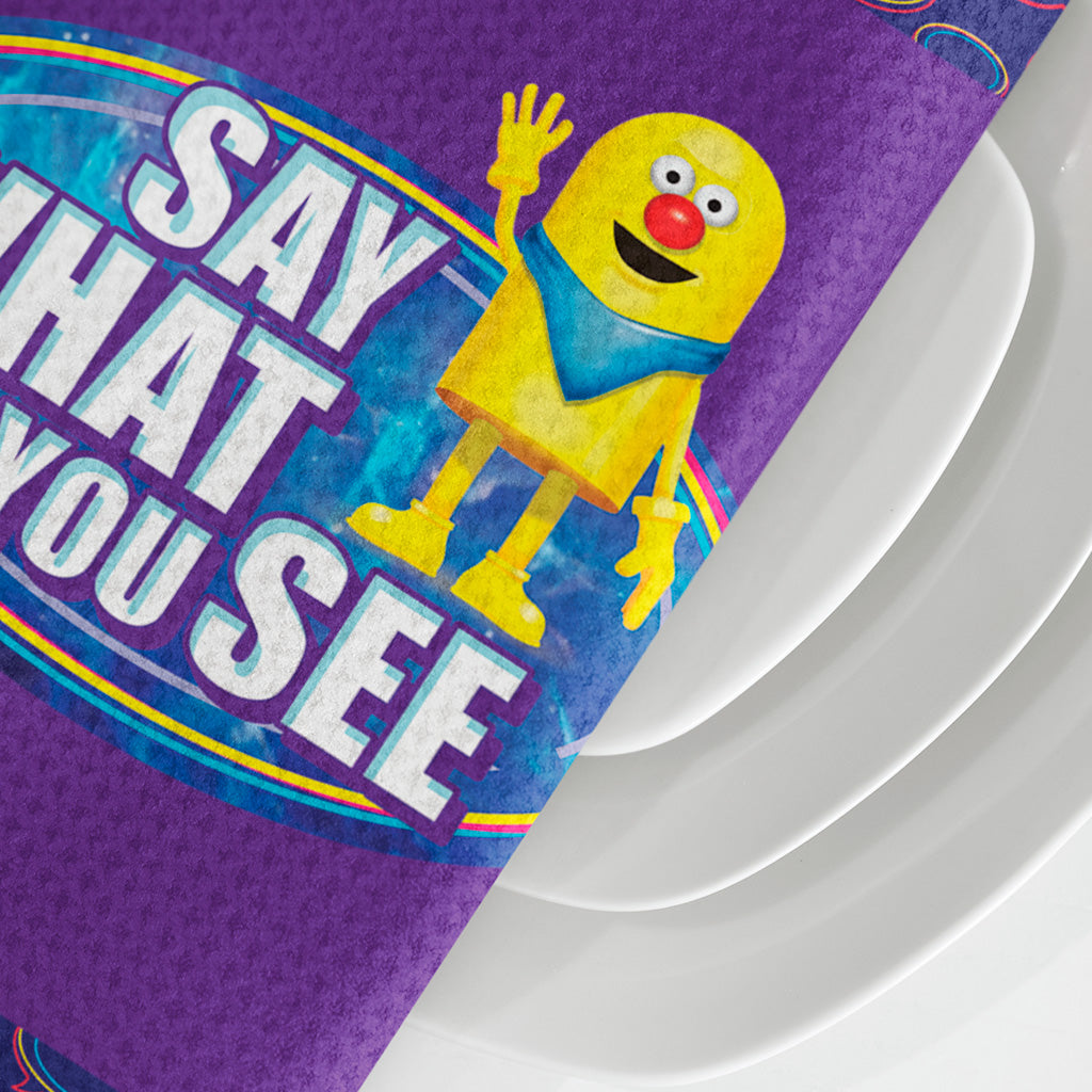 Catchphrase - Say What You See Tea Towel
