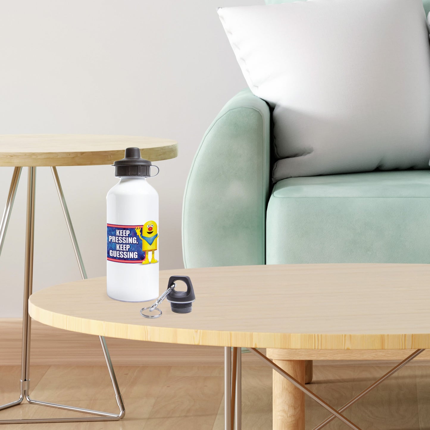 Catchphrase - Keep Pressing, Keep Guessing Water Bottle
