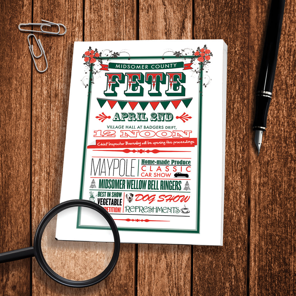 Midsomer Murders - County Fete Notepad