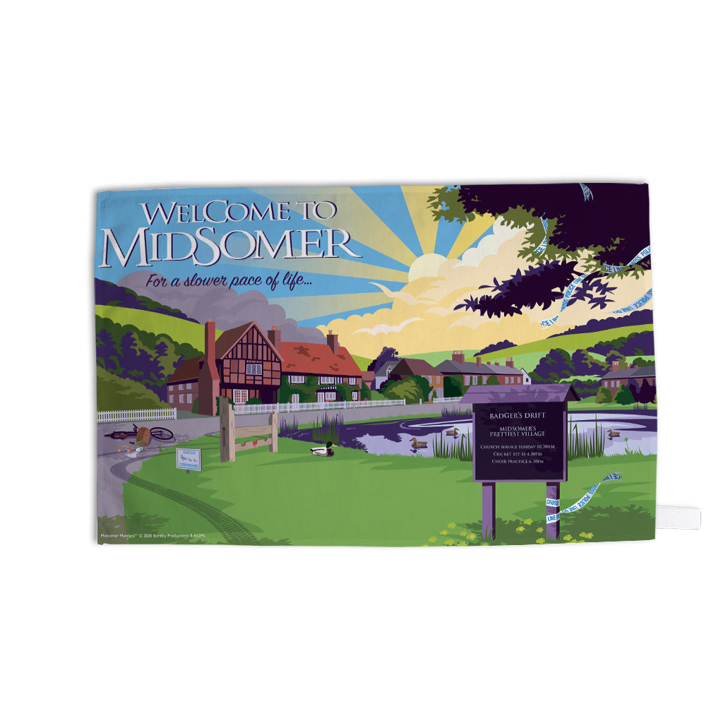 Midsomer Murders - Welcome to Midsomer Tea Towel