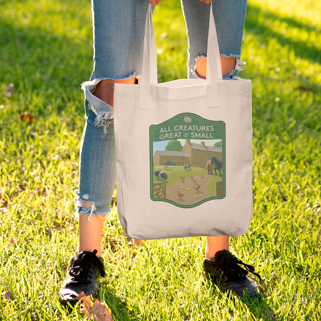 All Creatures Great and Small Darrowby Farmyard Tote Bag
