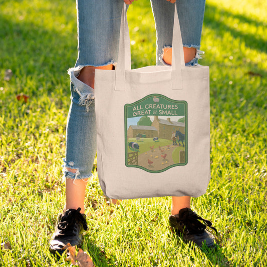 All Creatures Great and Small Darrowby Farmyard Tote Bag
