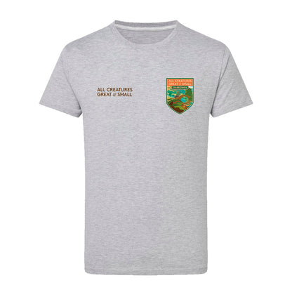All Creatures Great and Small Scenic Darrowby Bridge Crest T-Shirt