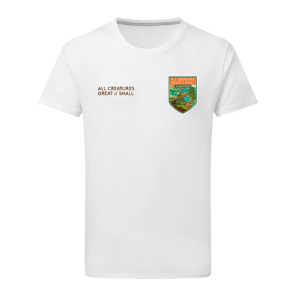 All Creatures Great and Small Scenic Darrowby Bridge Crest T-Shirt