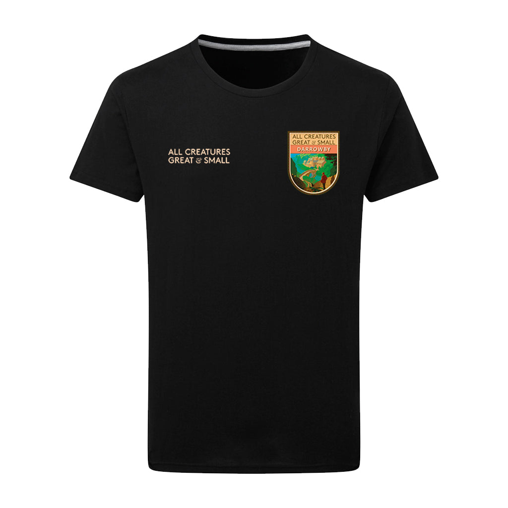 All Creatures Great and Small Scenic Walk to Darrowby Crest T-Shirt