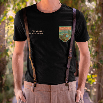 All Creatures Great and Small Scenic Darrowby Bridge Crest T-Shirt