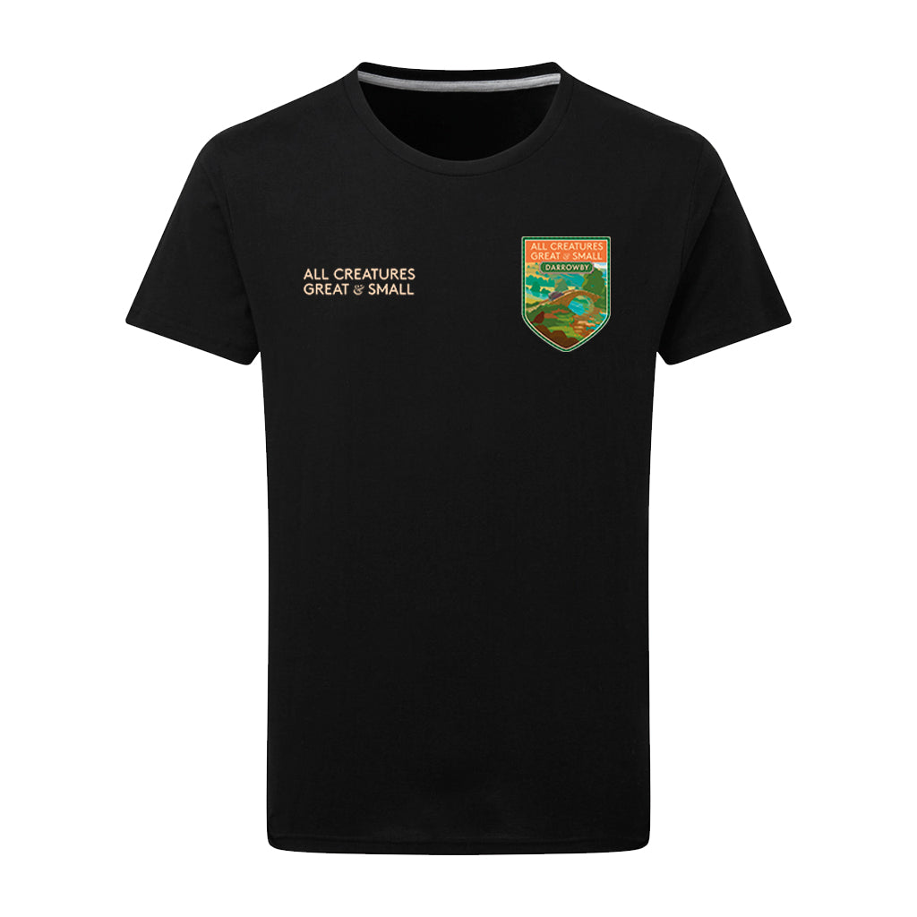 All Creatures Great and Small Scenic Darrowby Bridge Crest T-Shirt