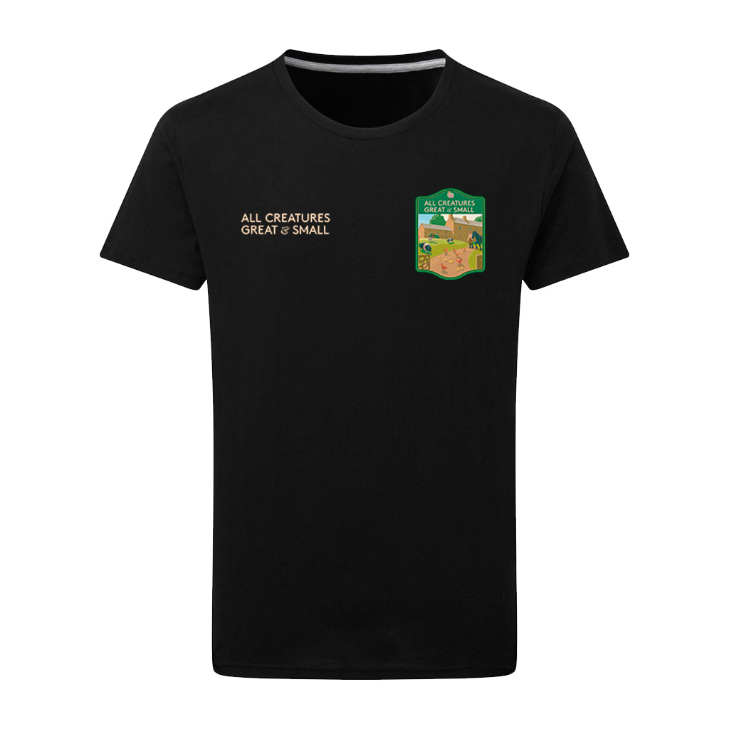 All Creatures Great and Small Darrowby Farmyard Crest T-Shirt