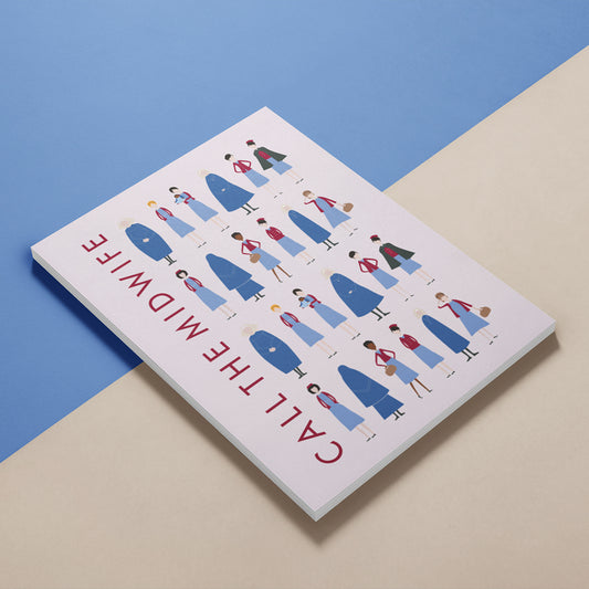 Official Call The Midwife Character A5 Notepad – Sustainable Stationery (60 Sheets)