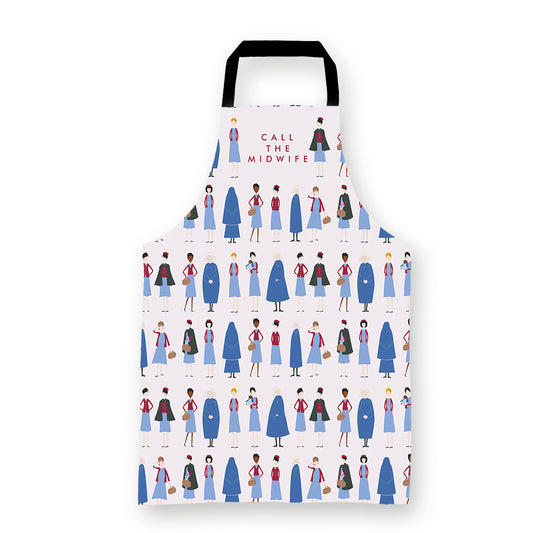 Call The Midwife Character Print Apron – 100% Cotton