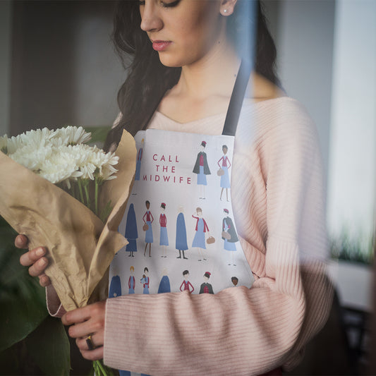 Call The Midwife Character Print Apron – 100% Cotton