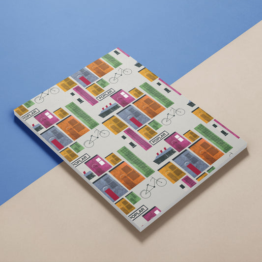 Call The Midwife A5 Notepad – Poplar Streets & Houses