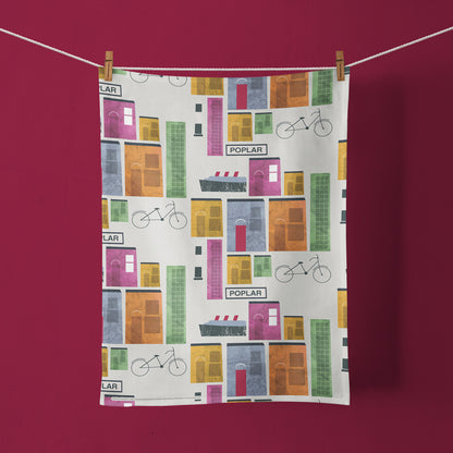 Call The Midwife "Poplar Landmarks" 100% Cotton Tea Towel – 70cm x 50cm