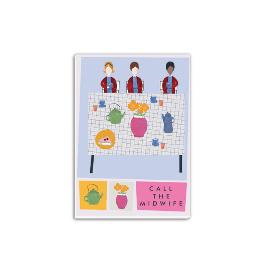Call The Midwife A5 Notepad – Midwives Afternoon Tea