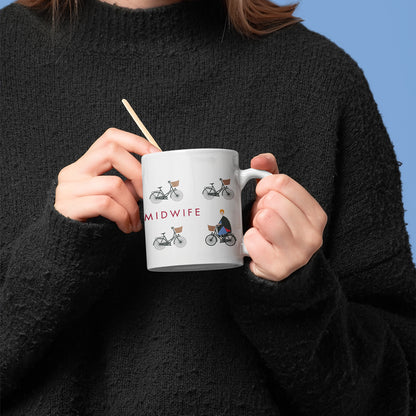 Call The Midwife "Midwives on Bicycles" Ceramic Mug – Dishwasher & Microwave Safe
