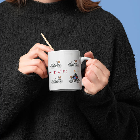 Call The Midwife "Midwives on Bicycles" Ceramic Mug – Dishwasher & Microwave Safe