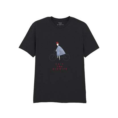 Call The Midwife "Midwife on Bicycle" 100% Cotton T-Shirt