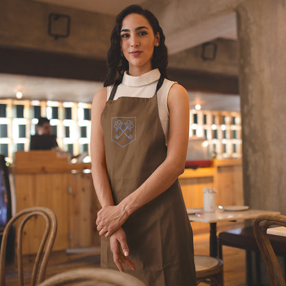 The Inheritance Crest in Brown Apron
