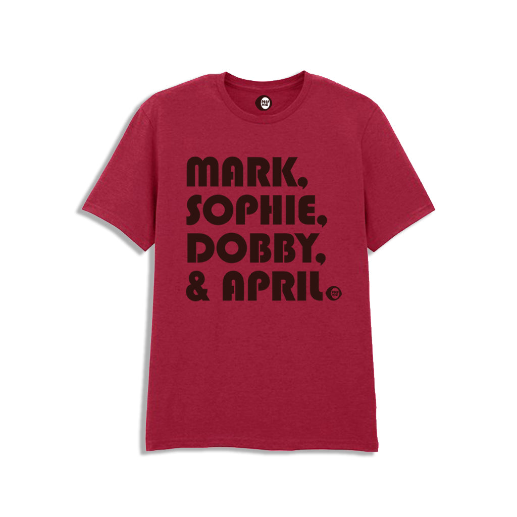Peep Show - Mark, Sophie, Dobby & April T-Shirt